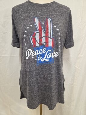 Royce Brand Dark Heather Gray Graphic Tee - White Print